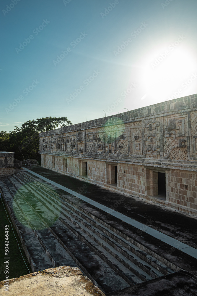 UXMAL YUCATAN SUNSET 