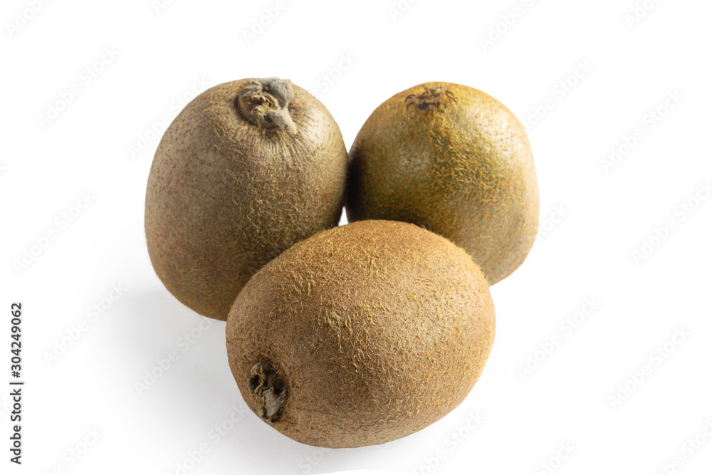 Isolated Kiwi On A White Background. Clipping fruit Isolated Kiwi On A White Background. Clipping fruit