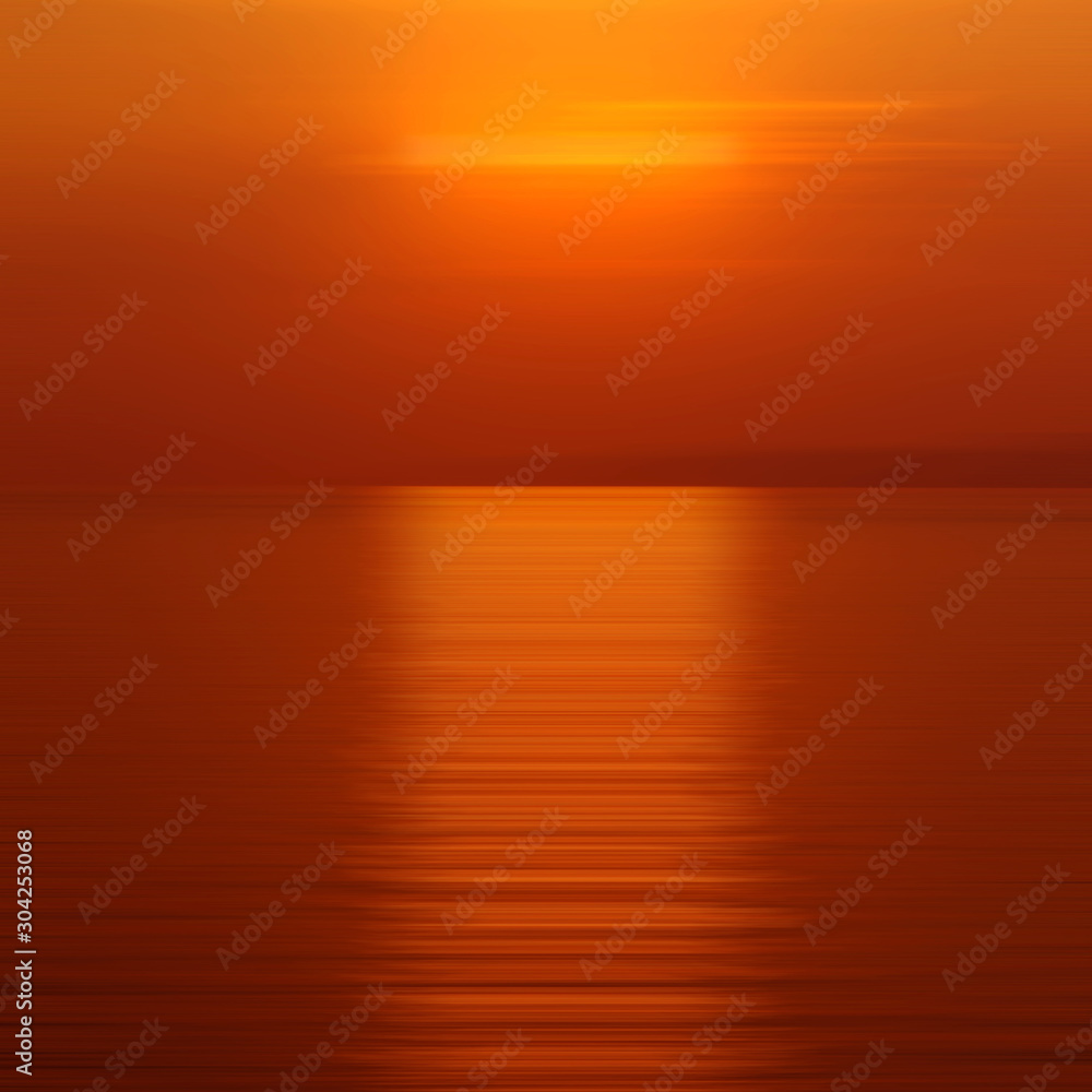 Abstract background motion blur sunset on the sea Abstract background motion blur sunset on the sea