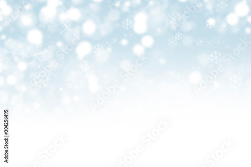 abstract winter background with snowflakes, Christmas background with heavy snowfall, snowflakes in the sky