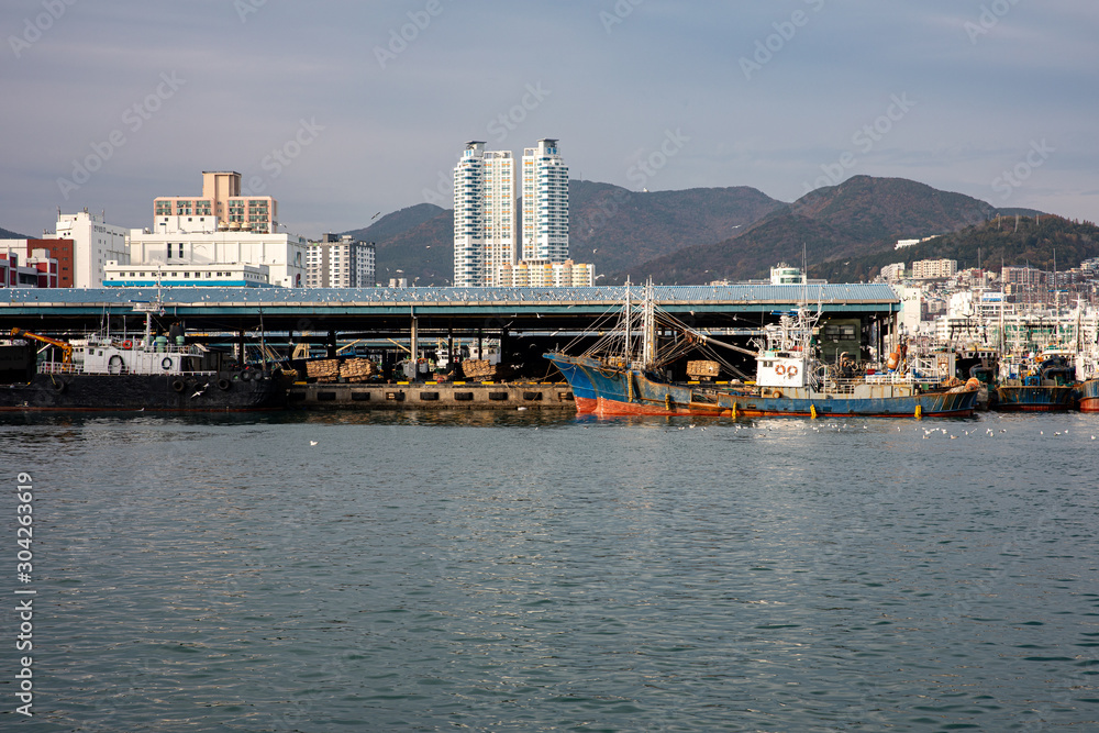 Port of fish market