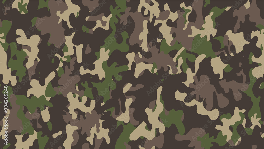 Camouflage background. Seamless pattern.Vector. 迷彩パターン Camouflage background. Seamless pattern.Vector. 迷彩パターン