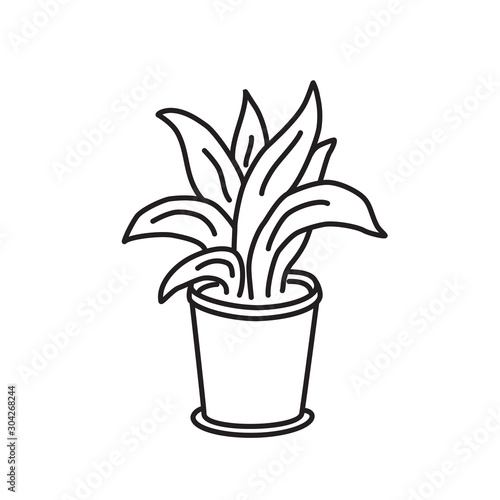 Flower. Vector illustration