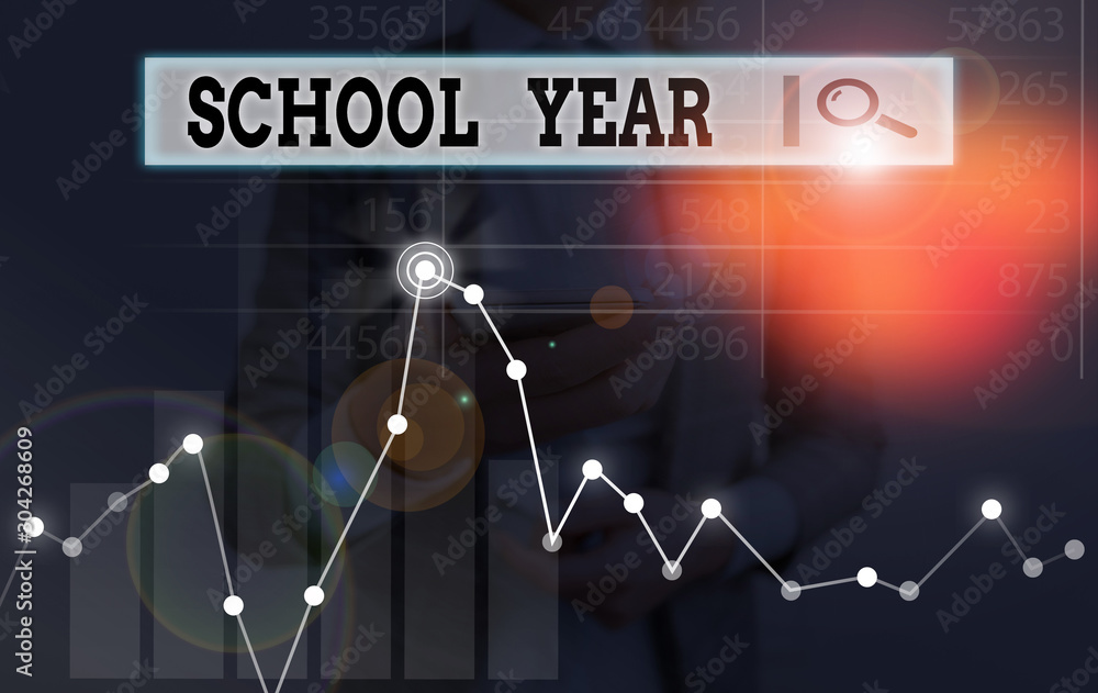 Handwriting text writing School Year. Conceptual photo the annual period of sessions of an educational institution Handwriting text writing School Year. Conceptual photo the annual period of sessions of an educational institution
