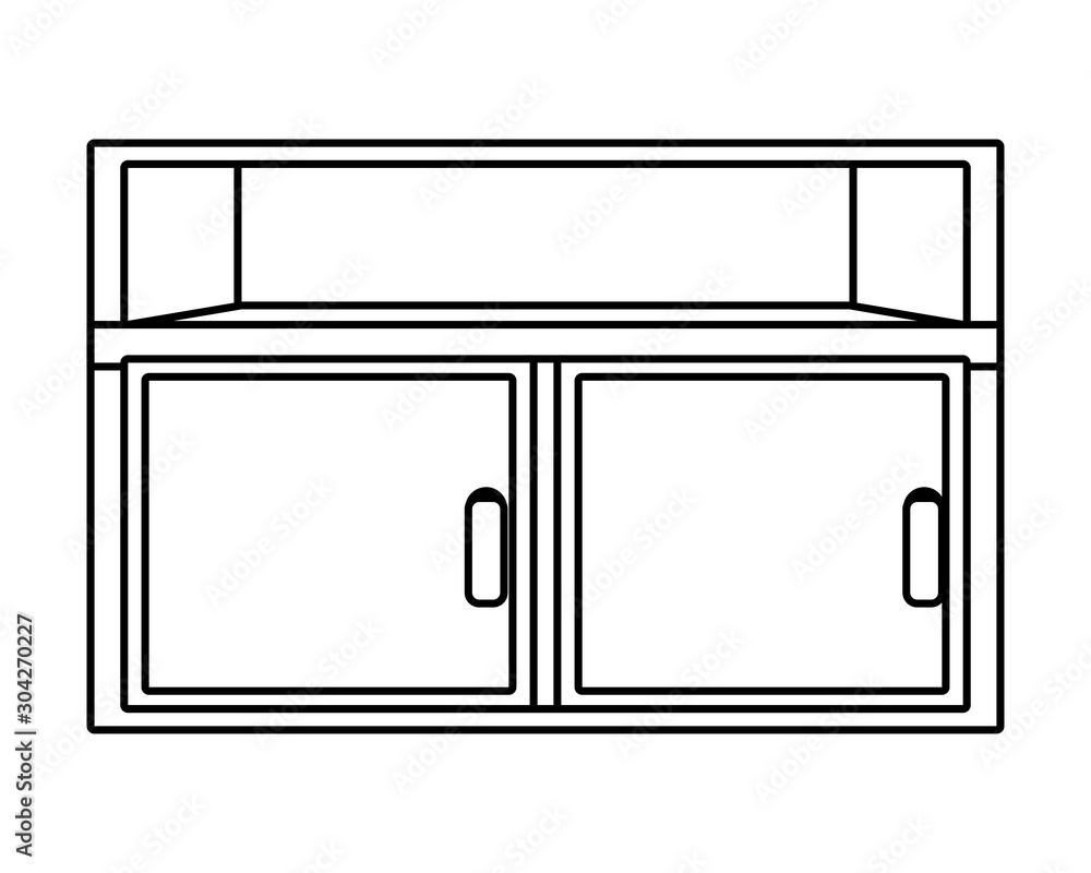 Isolated home furniture vector design Isolated home furniture vector design
