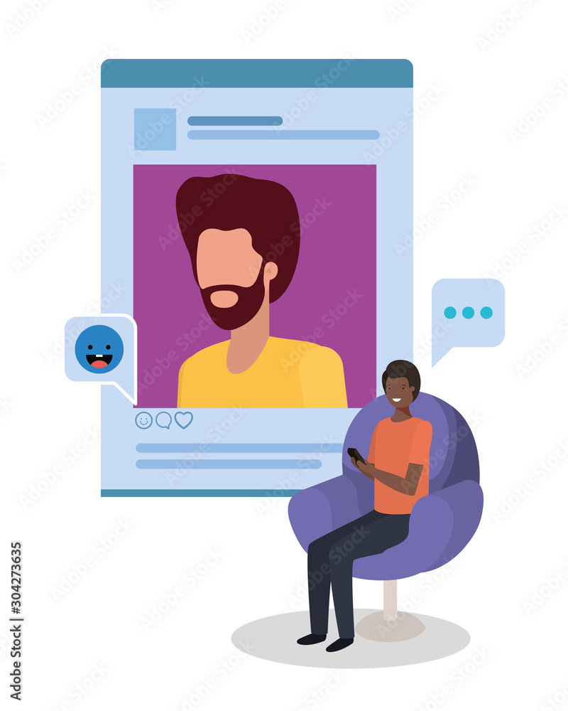 Profile page website vector design Profile page website vector design