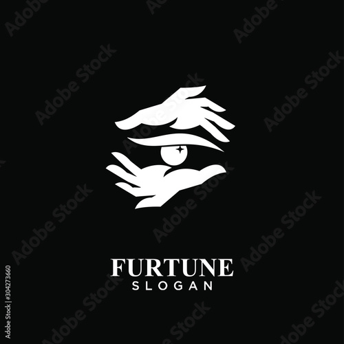 fortune teller logo icon design vector illustration