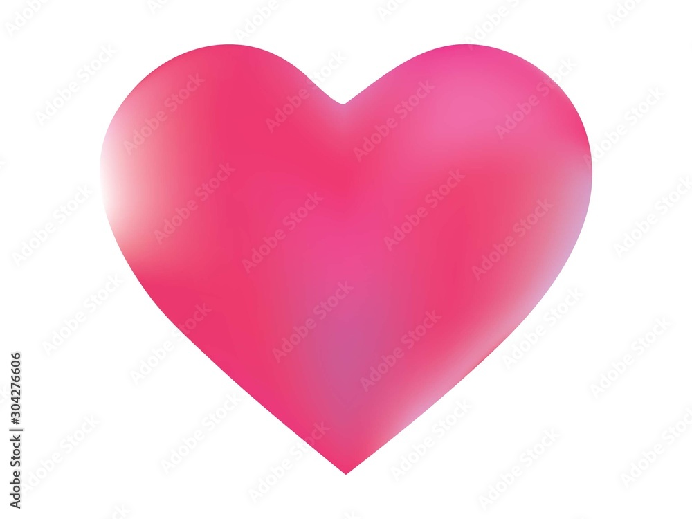 Blurred background in the form of a heart.