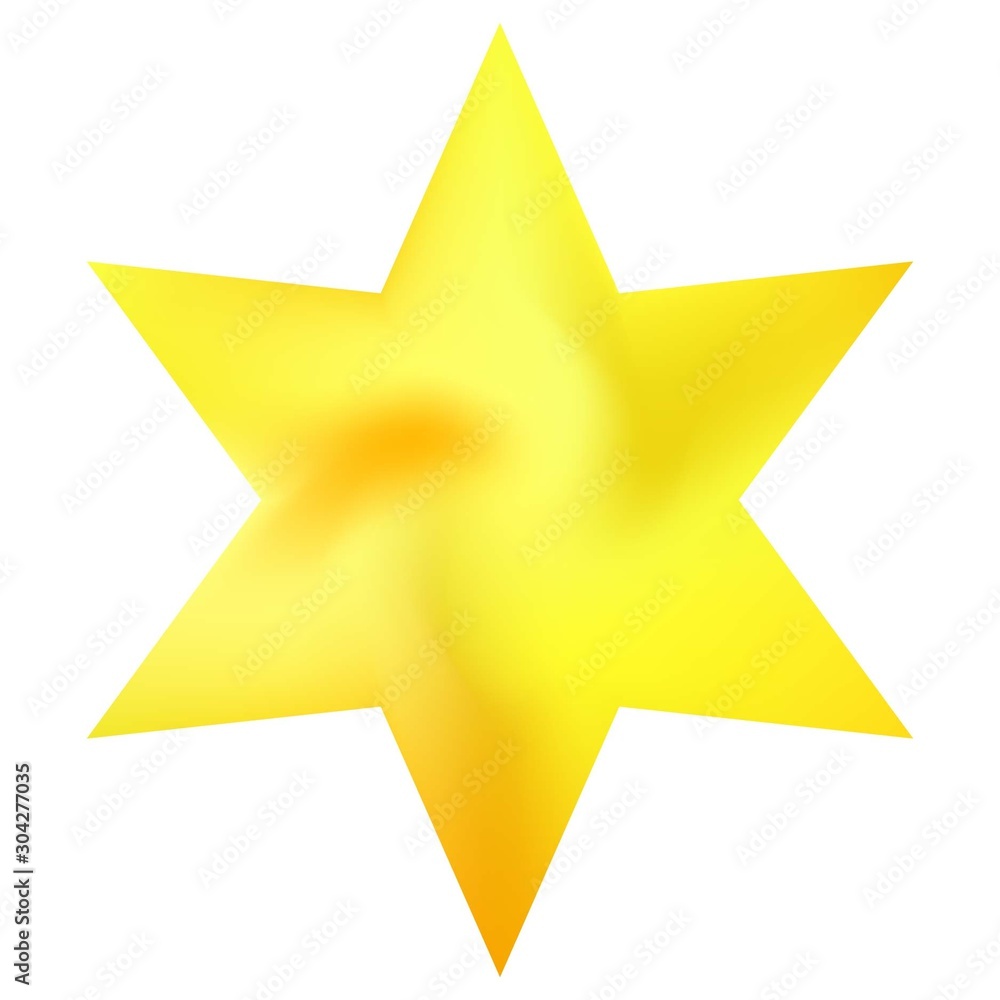 Obraz premium Mesh background in the form of hexagram.