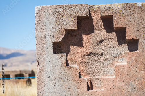 Fototapeta Naklejka Na Ścianę i Meble -  Tiwanaku Cruz Inca