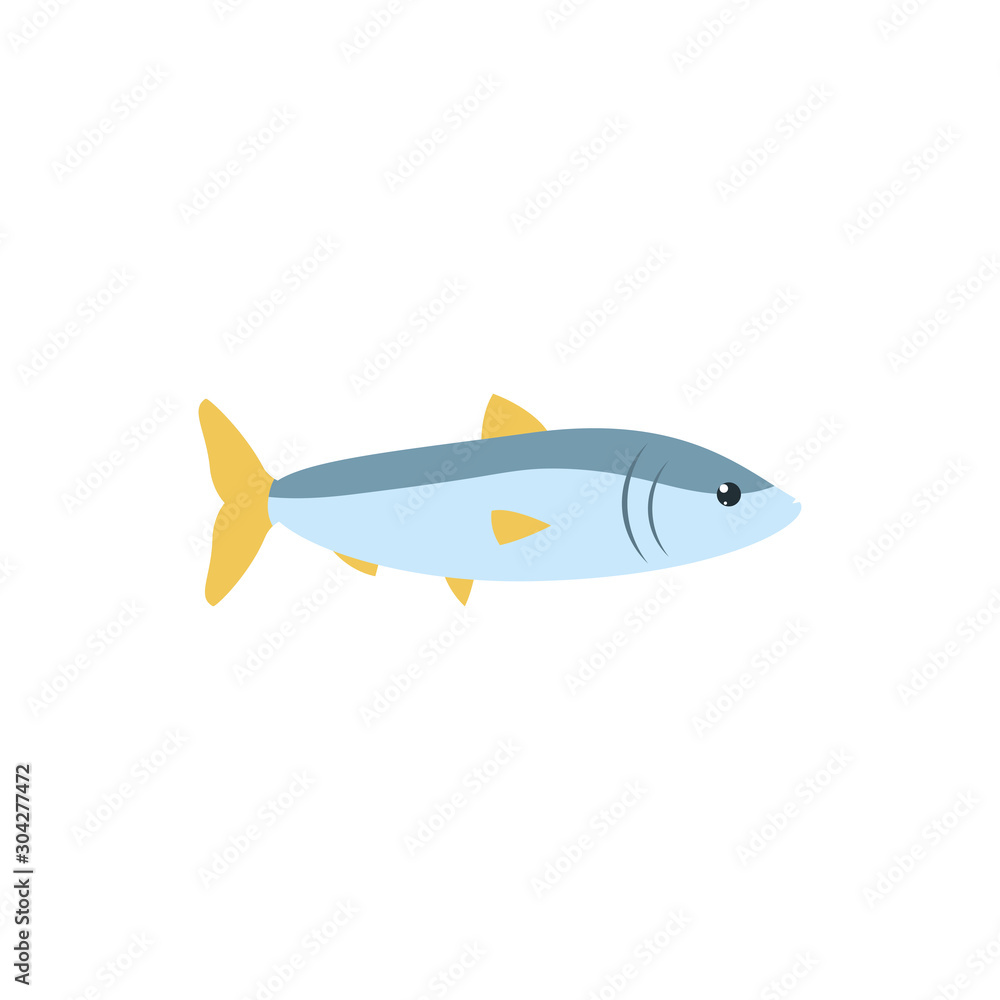 Isolated sea fish vector design Isolated sea fish vector design
