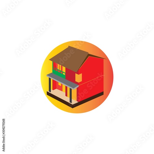 house logo vector illustration design