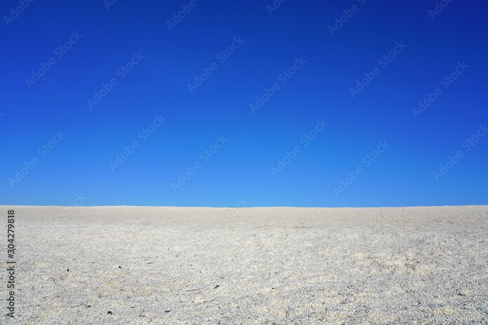 Naklejka premium View of Shell Beach in Shark Bay, World Heritage area, Western Australia