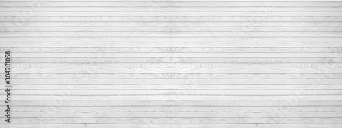 panorama of white grey wooden texure floor background table top view