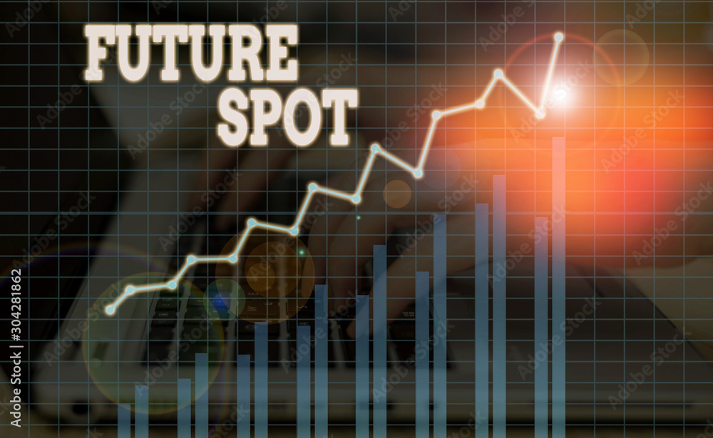 Word writing text Futuro Spot. Business photo showcasing refers to an action that will take place in the future Word writing text Futuro Spot. Business photo showcasing refers to an action that will take place in the future