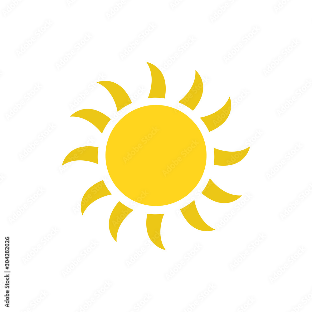 Isolated sun icon vector design Isolated sun icon vector design