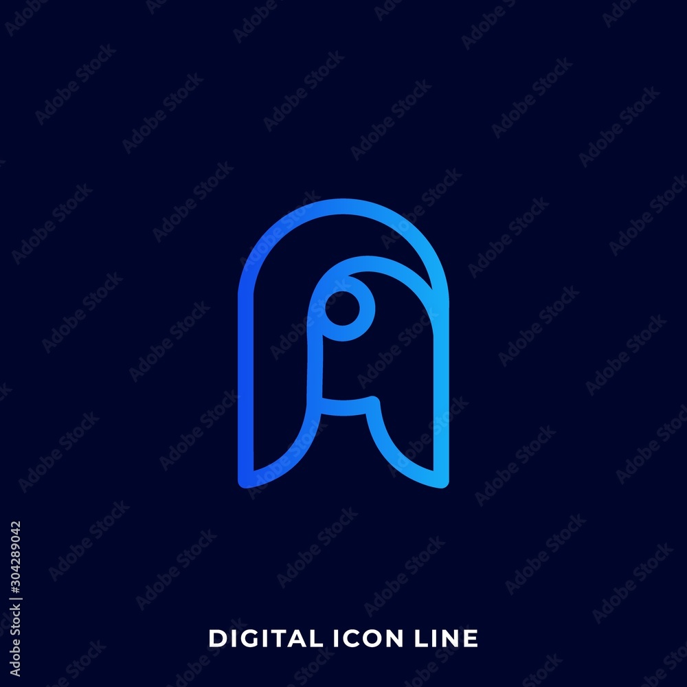 Letter A Vector Template Letter A Vector Template