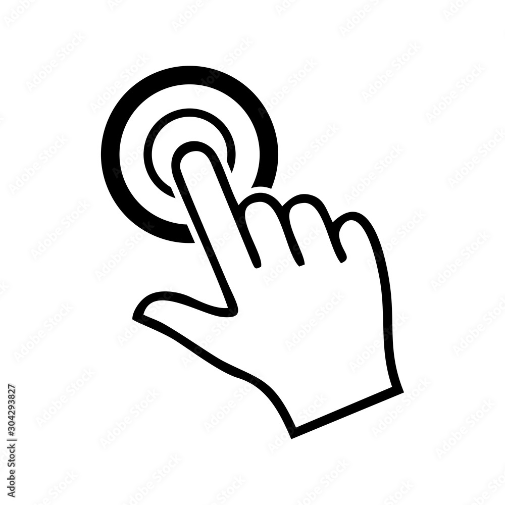 hand cursor icon vector design symbol hand cursor icon vector design symbol