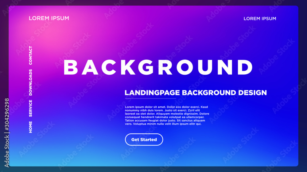 Obraz premium Creative abstract gradient for website and landing page template