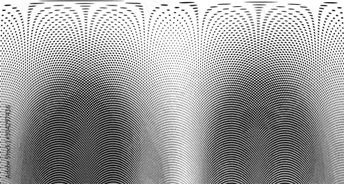 Wallpaper Mural Wave halftone pop art background abstract vector comics style blank layout template with clouds beams and isolated dots pattern. For sale banner for your designe 1960s. with copy space eps10 Torontodigital.ca