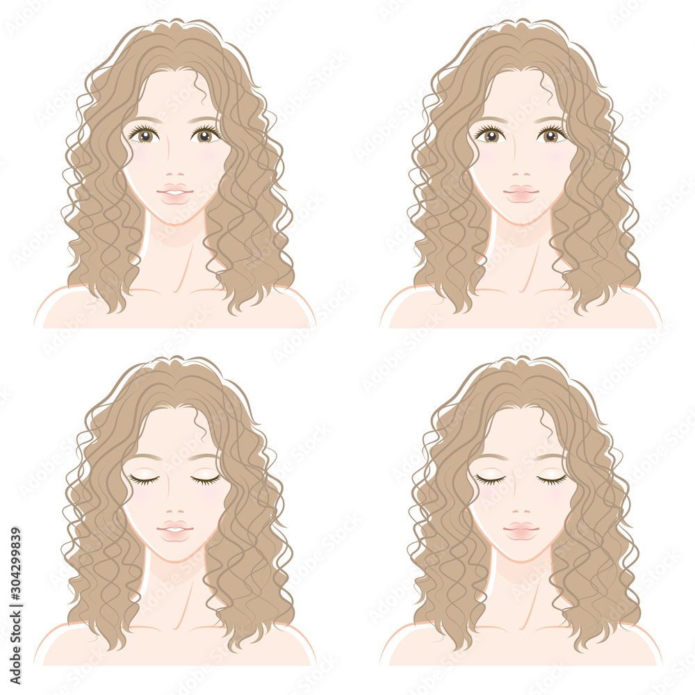 女性の表情 女性の表情