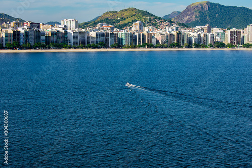 Céu e mar na cidade de Niterói, Rio de Janeiro, Brasil photo