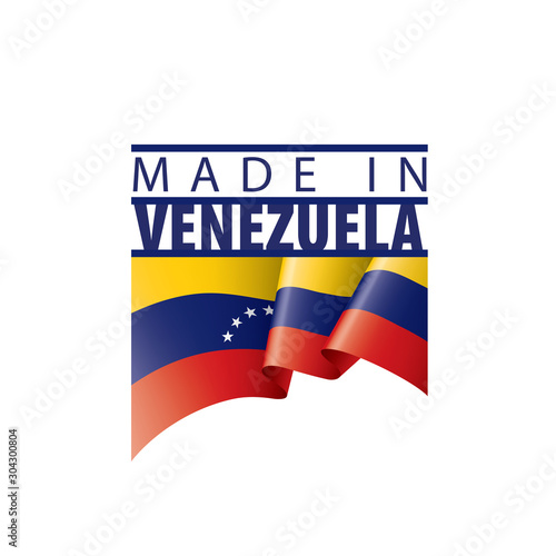 Venezuela flag, vector illustration on a white background Free Download Venezuela flag, vector illustration on a white background - GFXLoad