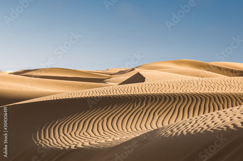 Canvas Sand dunes in the desert