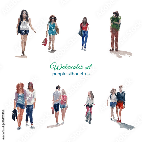 Set figures of people