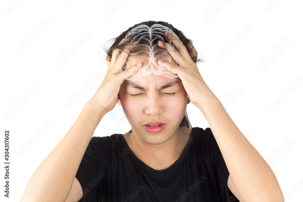 woman headache migraine brain pain health care woman headache migraine brain pain health care