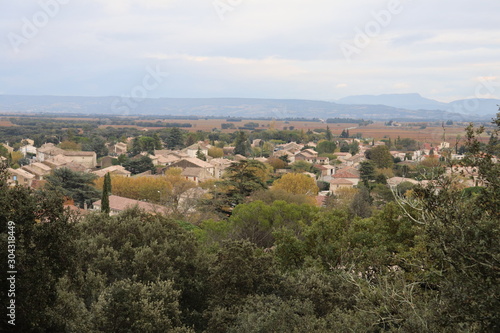 Village de Suze La Rousse - Département de la Drôme - France - Vue des toîts