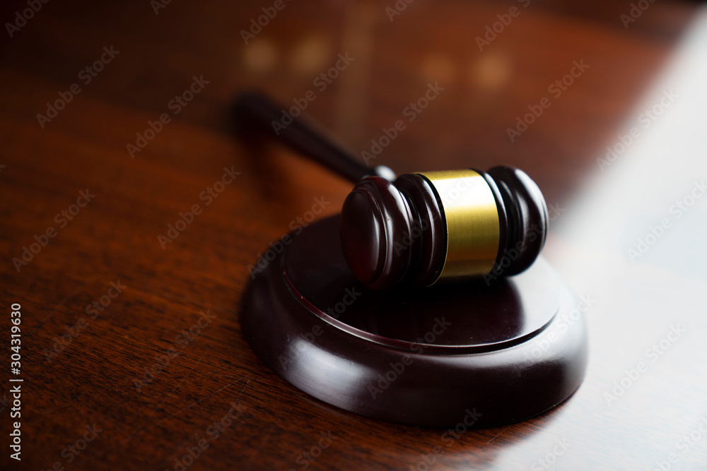 Obraz premium Judge concept. Gavel of the judge.