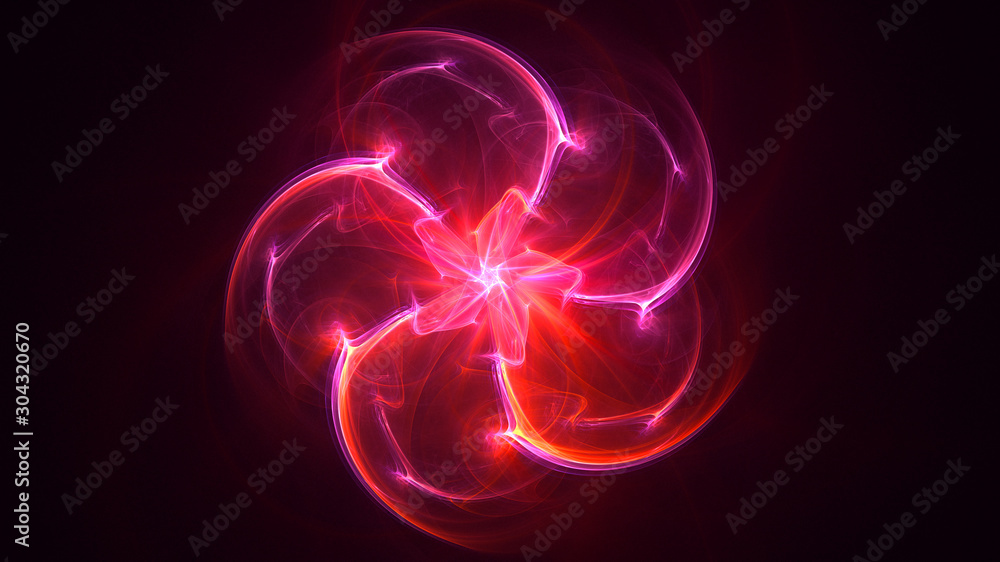 3D rendering abstract fantasy light fractal background 3D rendering abstract fantasy light fractal background