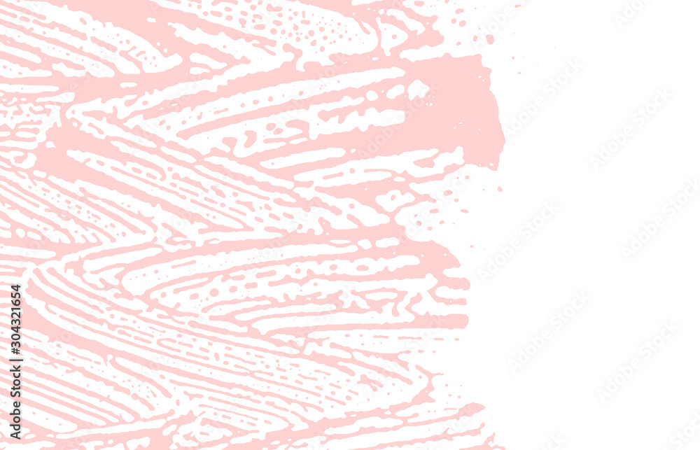 Grunge texture. Distress pink rough trace. Fair ba Grunge texture. Distress pink rough trace. Fair ba