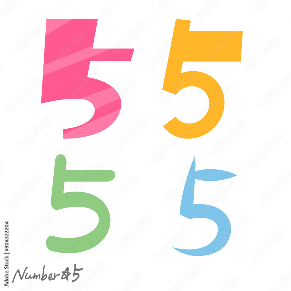 5(数字) 5(数字)