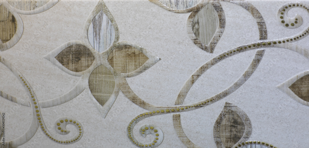 gray kitchen ceramic tile with abstract floral mosaic pattern gray kitchen ceramic tile with abstract floral mosaic pattern