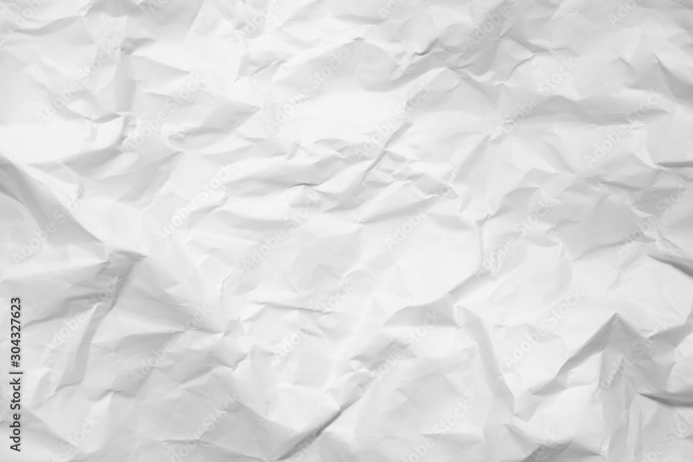 White crumpled paper texture background. White crumpled paper texture background.
