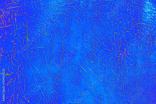 Blue dark vintage cracked damage texture