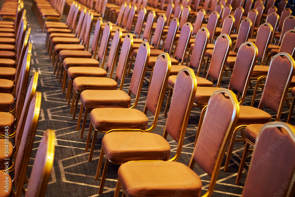 Fototapeta premium chairs in conference hall