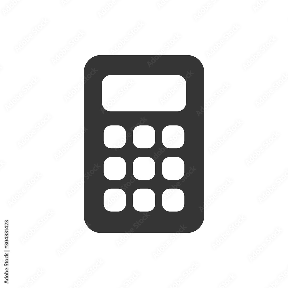 Calculator Icon Vector Illustration Calculator Icon Vector Illustration