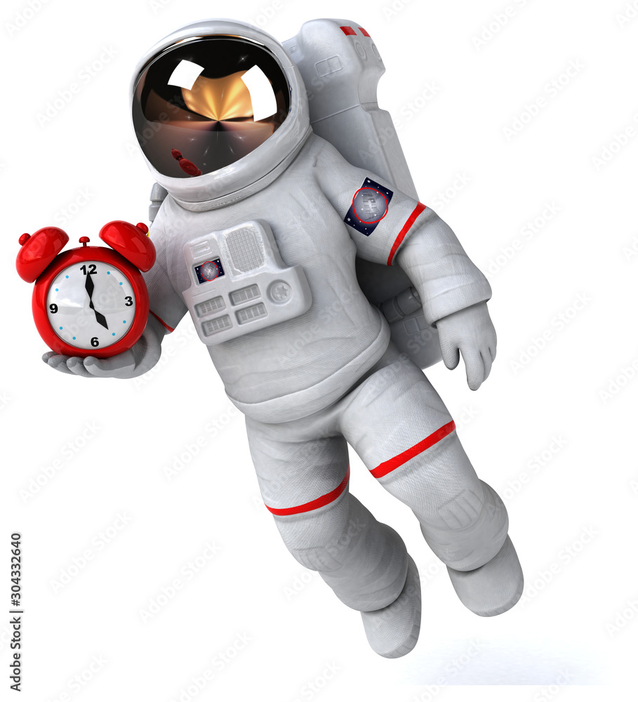 Fun astronaut - 3D Illustration Fun astronaut - 3D Illustration