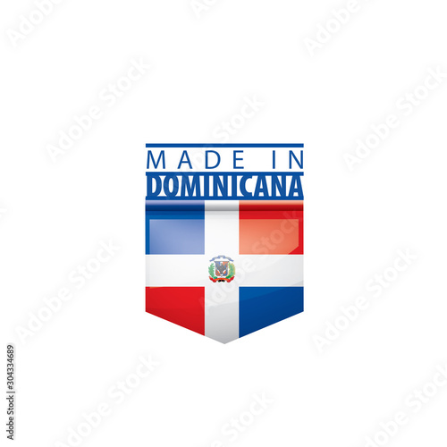 Free Download Dominicana flag, vector illustration on a white background - GFXLoad