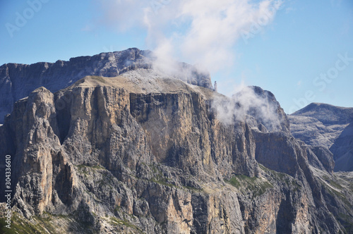 Trekking Val di Fassa Italy a breathtaking panorama © vincenzo