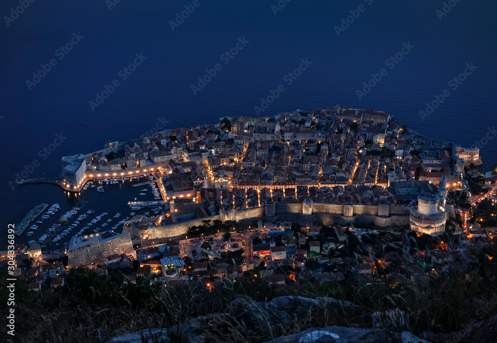 Obraz premium Dubrovnik Nighr