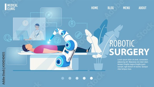 Robotic Surgery Innovative Medicine Landing Page