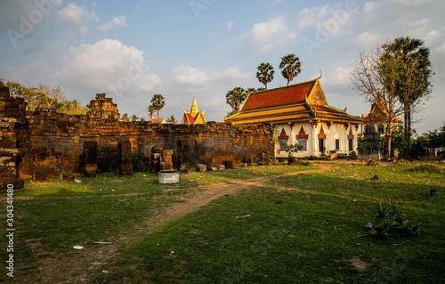 Temples near Nokorbachey pagoda, Kampong Cham, Cambodia