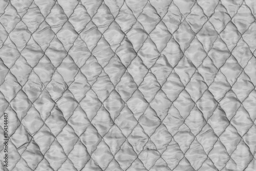 seamless texture, stitched fabric with a rhombus pattern