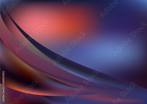 Creative Curve Background vector image design