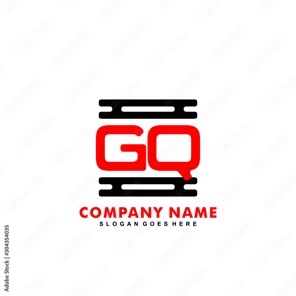 Initial letter GQ template logo Stock Vector Adobe Stock Initial letter GQ template logo Stock Vector Adobe Stock