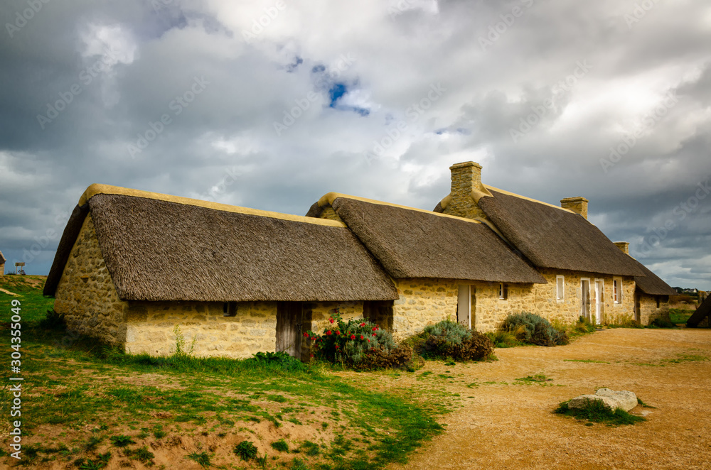 Meneham is a restored old village in Brittany, France Meneham is a restored old village in Brittany, France